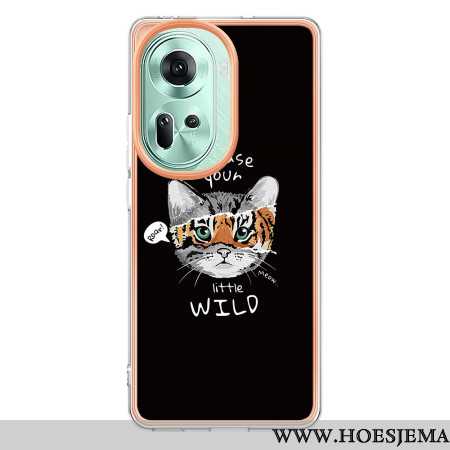 Case Hoesje Oppo Reno 11 5g Telefoonhoesje Kat En Tijger