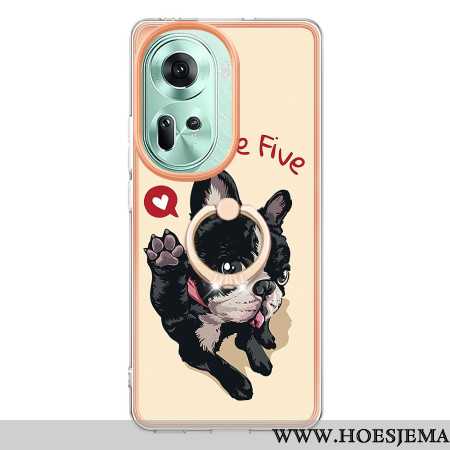 Hoesje Voor Oppo Reno 11 5g Hond Geef Me Vijf