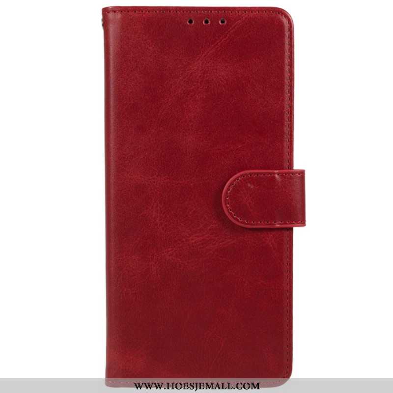 Flip Case Leren Oppo Reno 11 5g Magnetische Bandsluiting