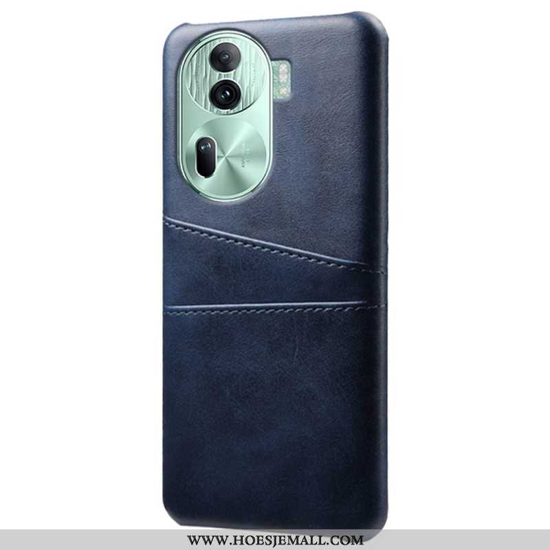 Cover Hoesje Oppo Reno 11 Pro 5g Telefoonhoesje Kaarthouder Met Leereffect