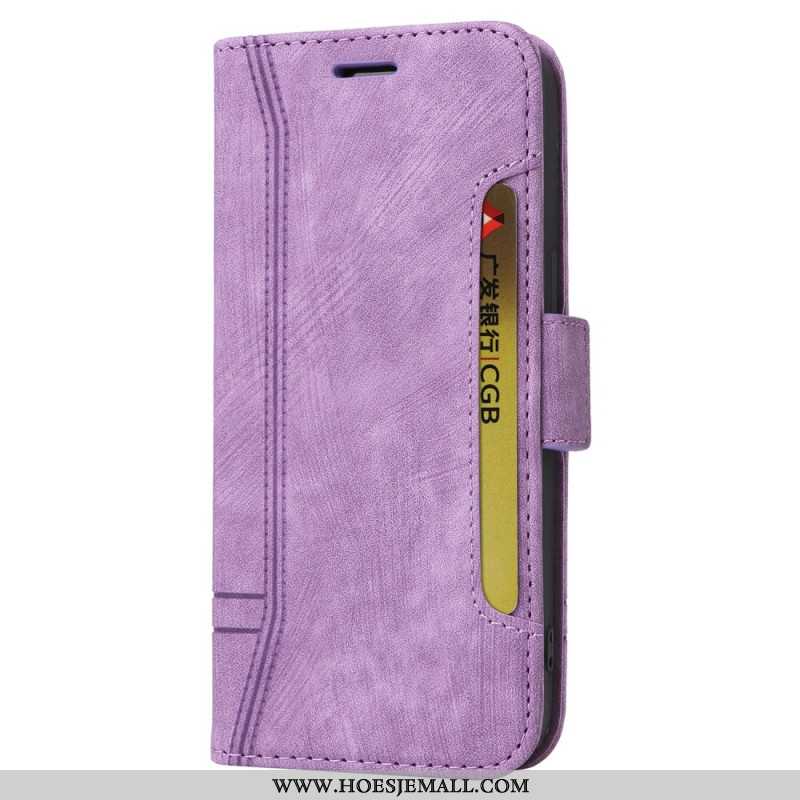 Flip Case Leren Oppo Reno 11 Pro 5g Betopnice Kaarthouder Vooraan