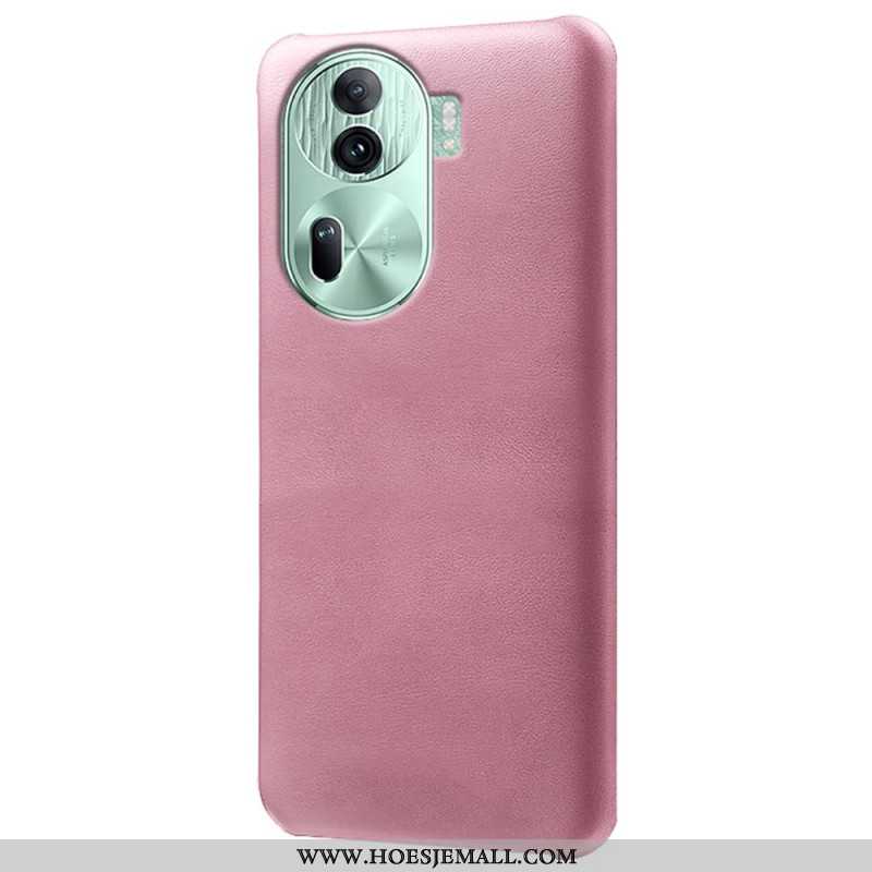 Hoesje Oppo Reno 11 Pro 5g Ledereffect Bescherming Hoesje