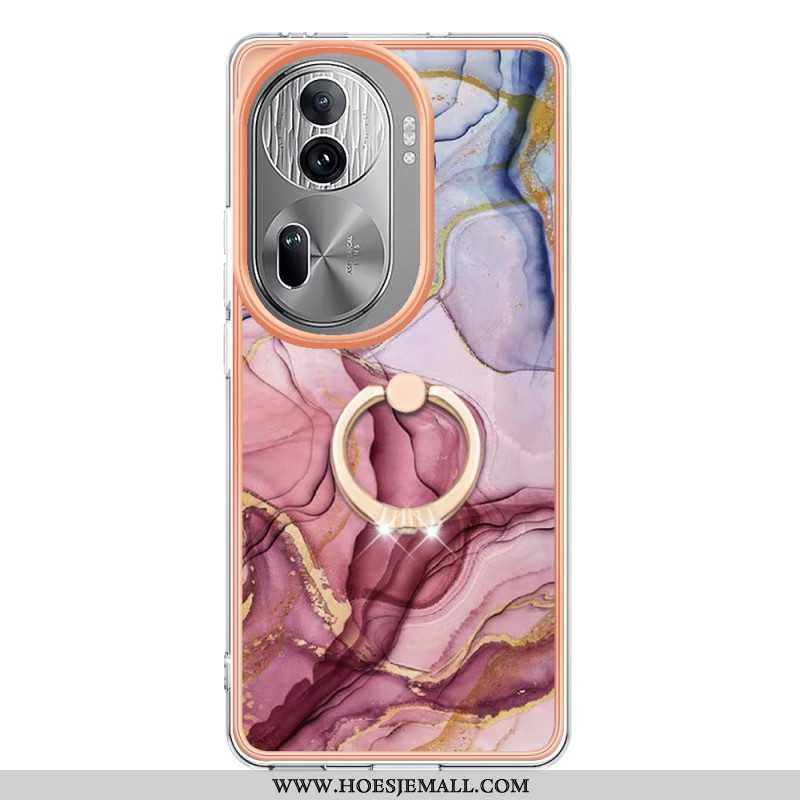 Case Hoesje Oppo Reno 11 Pro 5g Telefoonhoesje Marmeren Steunring