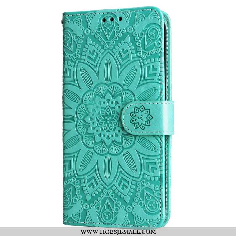 Flip Case Leren Oppo Reno 11f 5g Zonnebloem Zon