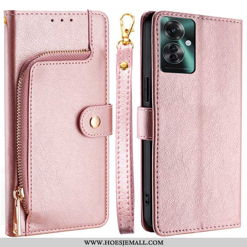 Flip Case Leren Oppo Reno 11f 5g Portemonnee En Koord