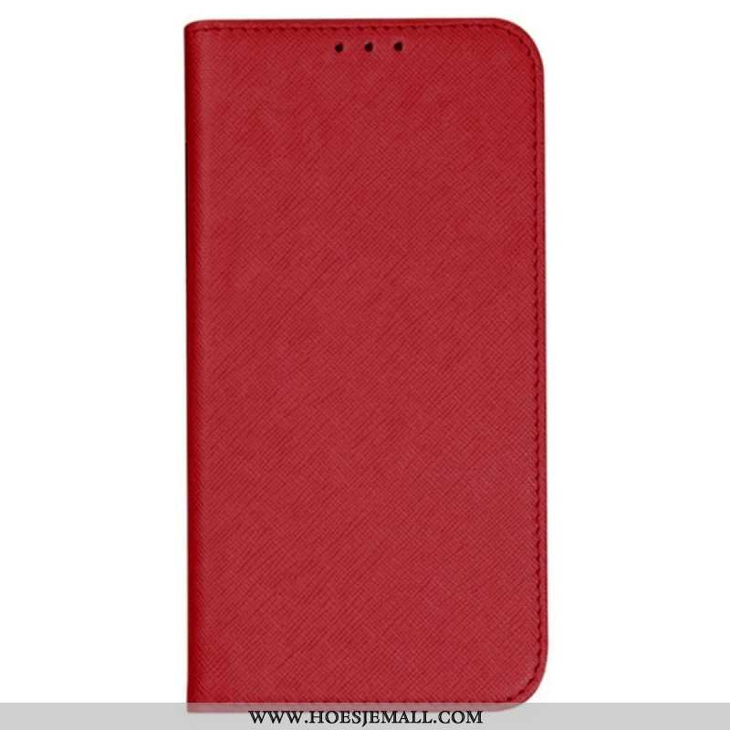 Folio-hoesje Oppo Reno 11f 5g Telefoonhoesje Kruistextuur