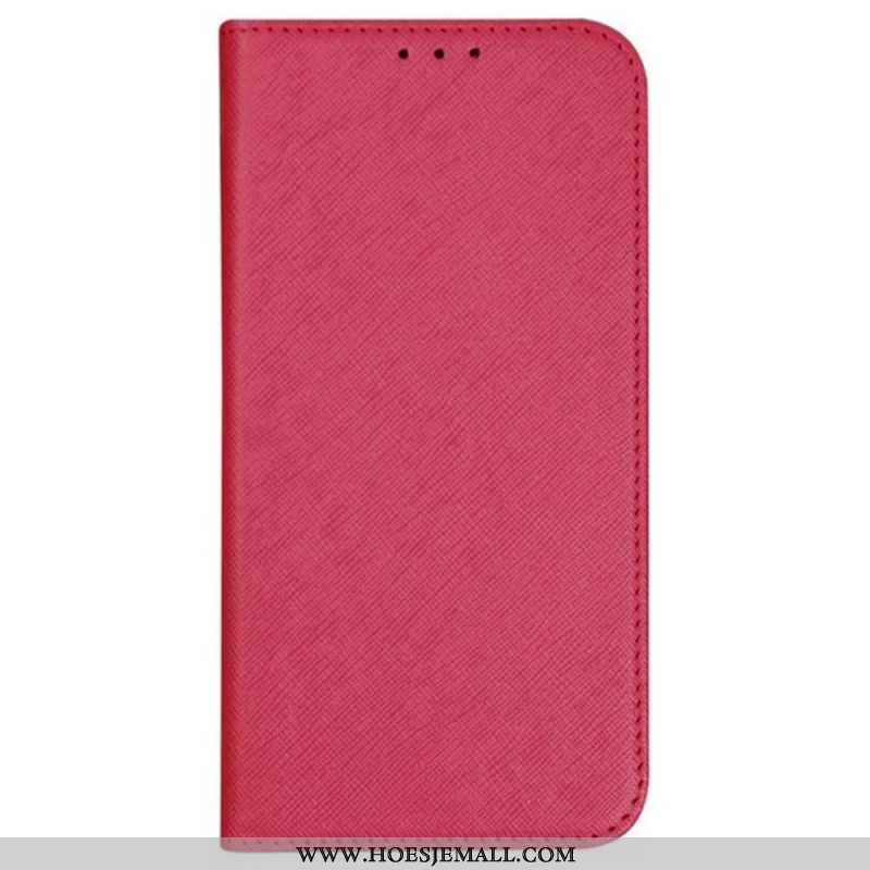 Folio-hoesje Oppo Reno 11f 5g Telefoonhoesje Kruistextuur