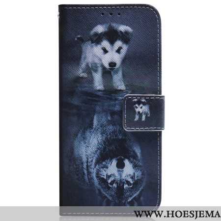 Flip Case Leren Oppo Reno 12 5g Puppydroom