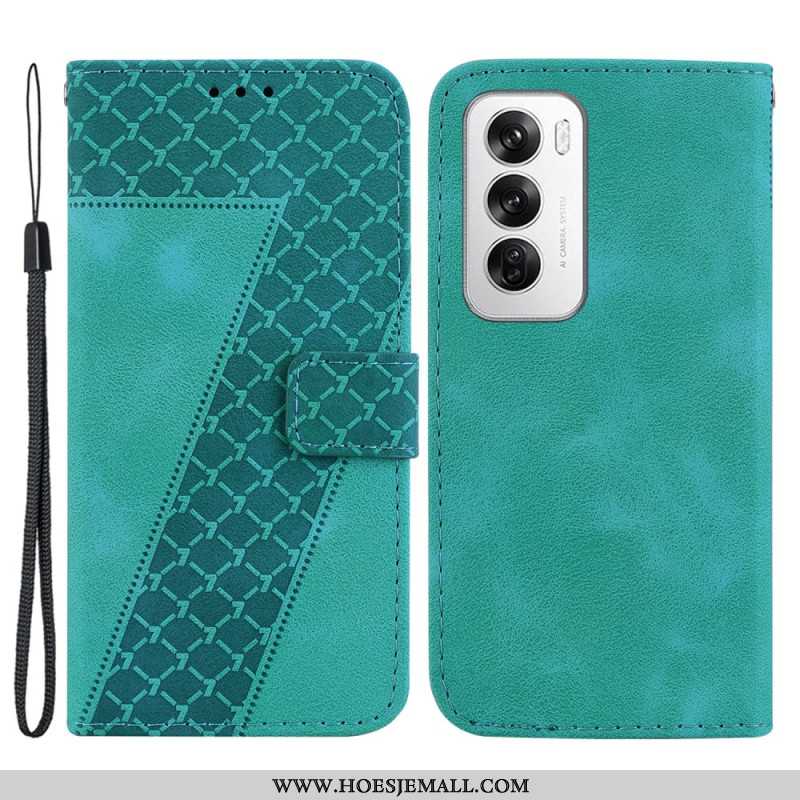 Leren Hoesje Voor Oppo Reno 12 5g Uitvoering 7