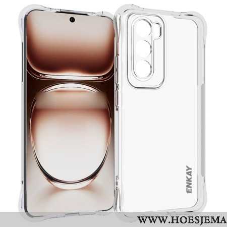 Case Hoesje Oppo Reno 12 Pro 5g Telefoonhoesje Transparant Enkay