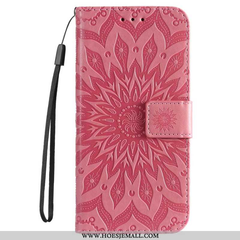 Bescherming Hoesje Oppo Reno 12 Pro 5g Mandala Met Riempje