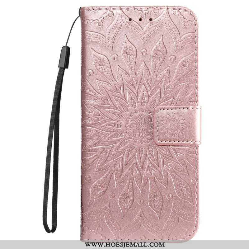 Bescherming Hoesje Oppo Reno 12 Pro 5g Mandala Met Riempje