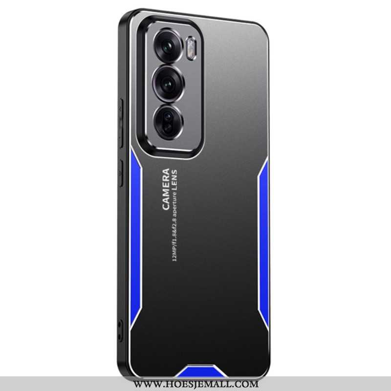 Hoesje Oppo Reno 12 Pro 5g Metaaleffect Bescherming Hoesje