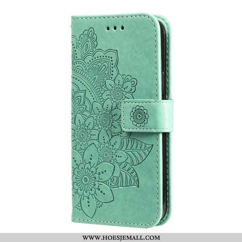 Leren Hoesje Oppo Reno 12f 5g Mandala-print Bescherming Hoesje