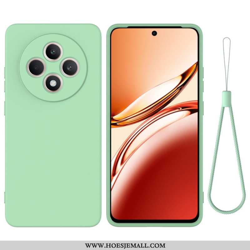 Hoesje Oppo Reno 12f 5g Vloeibare Siliconen Band