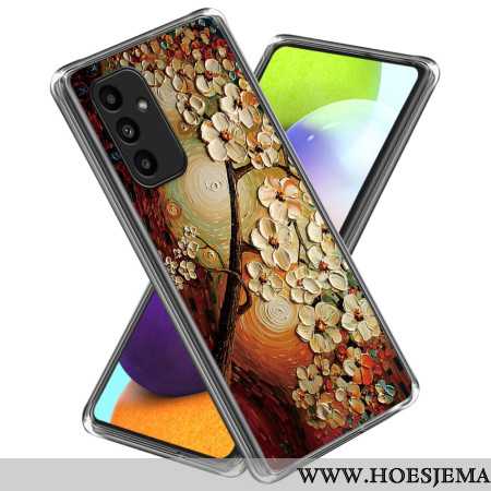 Hoesje Samsung Galaxy A15 5g Geschilderde Bloemen