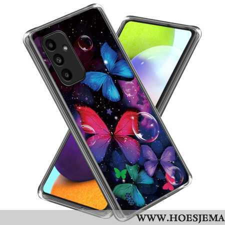 Cover Hoesje Samsung Galaxy A15 5g Telefoonhoesje Kleurrijke Vlinders