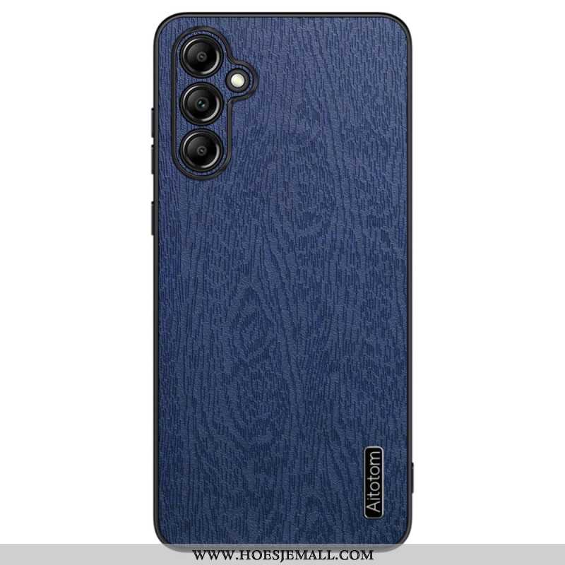 Case Hoesje Samsung Galaxy A15 5g Telefoonhoesje Ledereffect