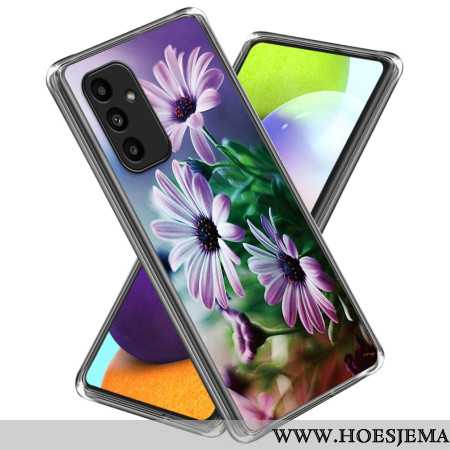 Hoesje Voor Samsung Galaxy A15 5g Paarse Chrysanten