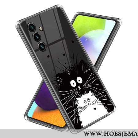 Cover Hoesje Samsung Galaxy A15 5g Telefoonhoesje Twee Katten