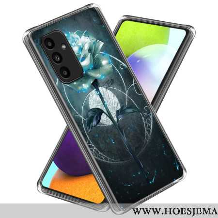 Hoesje Voor Samsung Galaxy A15 5g Groene Roos