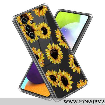 Hoesje Samsung Galaxy A15 5g Mooie Zonnebloemen