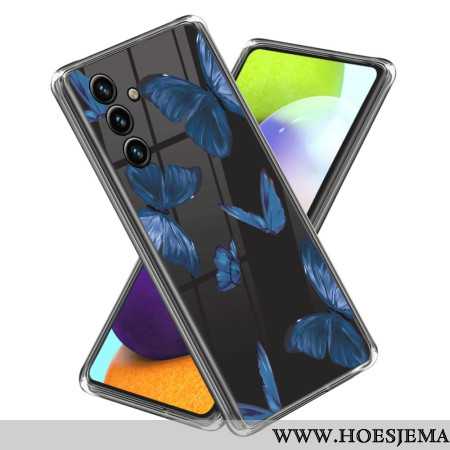 Hoesje Samsung Galaxy A15 Blauwe Vlinders