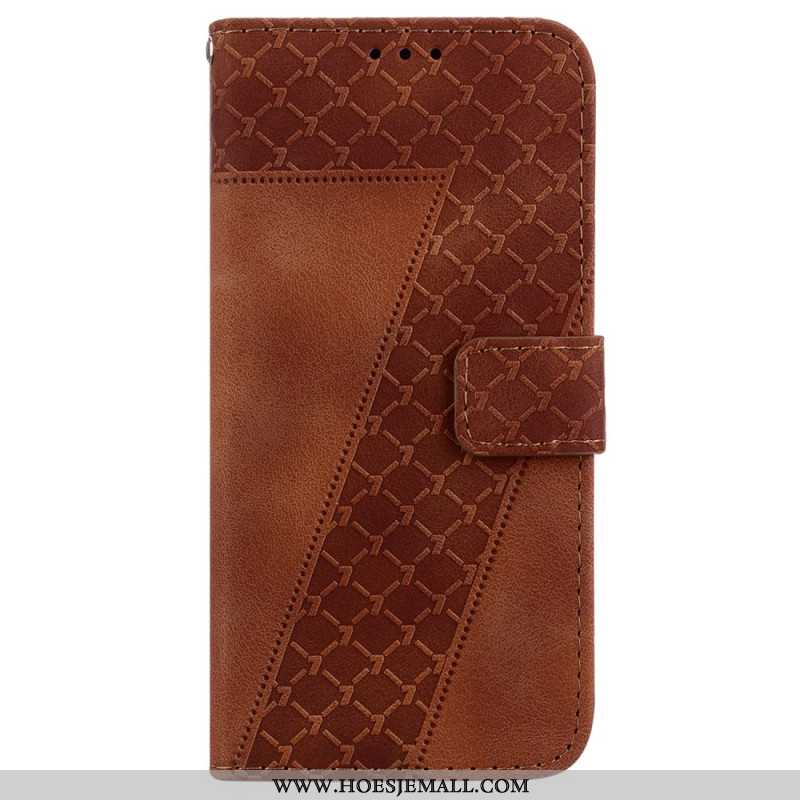 Flip Case Leren Samsung Galaxy A15 Uitvoering 7 Met Riem