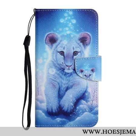 Leren Hoesje Voor Samsung Galaxy A16 5g Luipaardpatroon