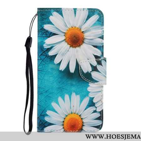 Leren Hoesje Samsung Galaxy A16 5g Chrysanten