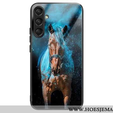 Hoesje Samsung Galaxy A16 5g Paard Gehard Glas Bescherming Hoesje