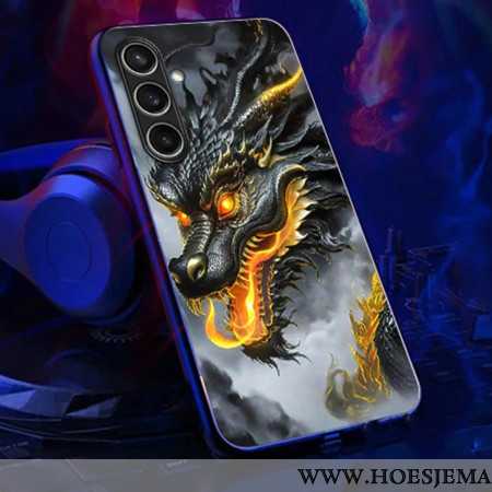 Case Hoesje Samsung Galaxy A16 5g Telefoonhoesje Bel Flash-serie Black Dragon