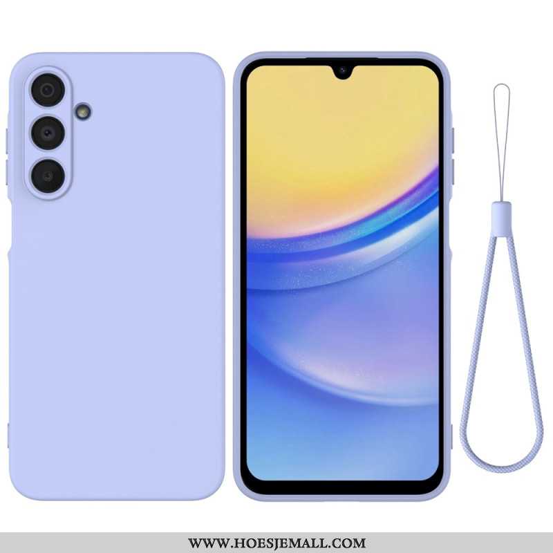 Hoesje Samsung Galaxy A16 5g Vloeibare Siliconen Band Bescherming Hoesje