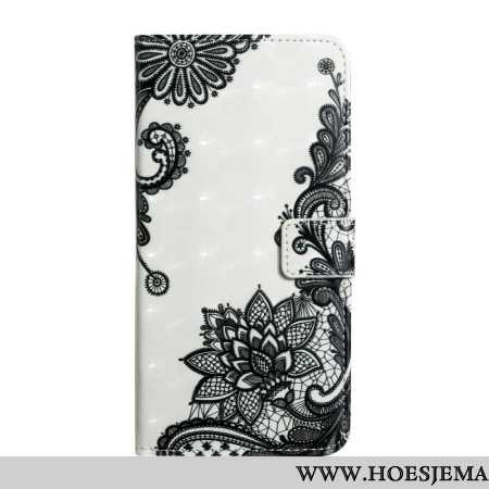 Leren Hoesje Voor Samsung Galaxy A16 5g Kant