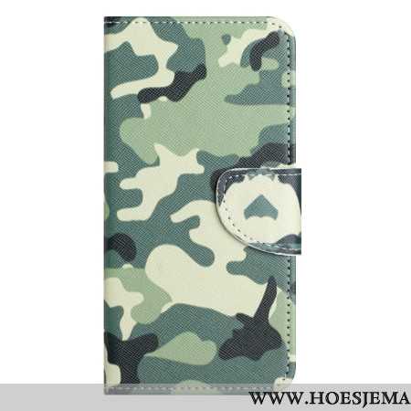 Flip Case Leren Samsung Galaxy A16 5g Camouflage