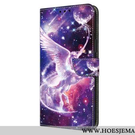 Leren Hoesje Samsung Galaxy A16 5g Kosmisch Paard Bescherming Hoesje