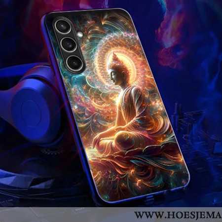 Cover Hoesje Samsung Galaxy A16 5g Telefoonhoesje Bel Flash Serie Kleurrijke Boeddha