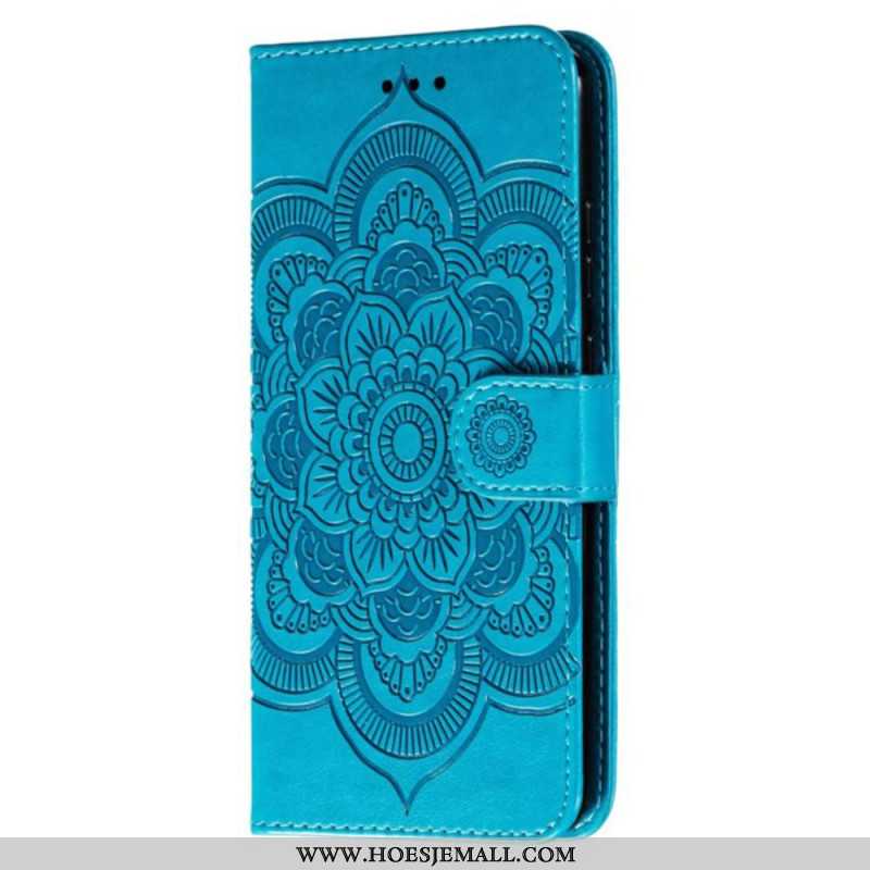 Flip Case Leren Samsung Galaxy A16 5g Mandala-bandpatroon