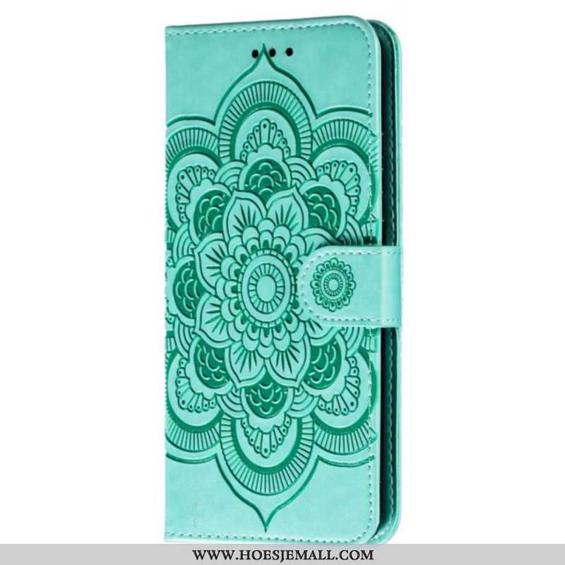 Flip Case Leren Samsung Galaxy A16 5g Mandala-bandpatroon