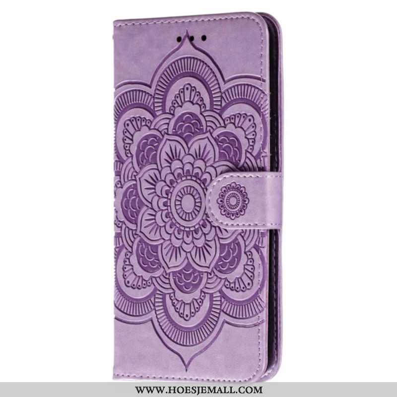 Flip Case Leren Samsung Galaxy A16 5g Mandala-bandpatroon