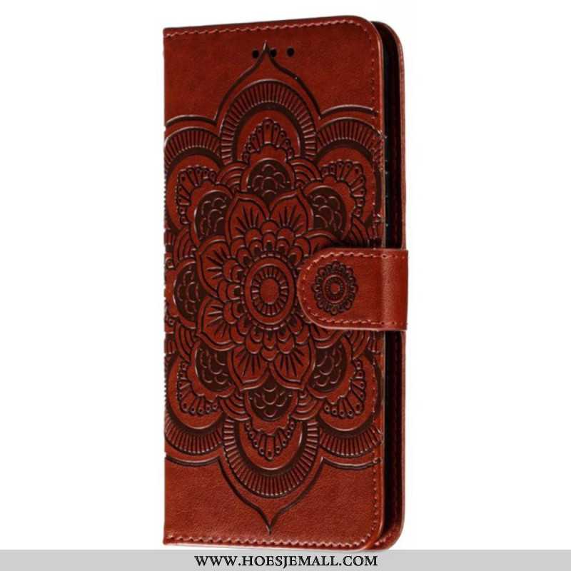 Flip Case Leren Samsung Galaxy A16 5g Mandala-bandpatroon