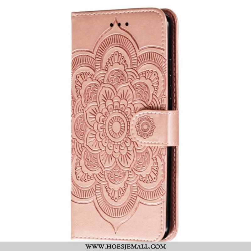 Flip Case Leren Samsung Galaxy A16 5g Mandala-bandpatroon