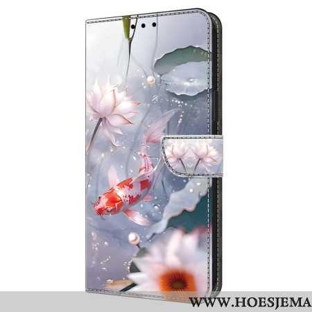 Folio-hoesje Samsung Galaxy A16 5g Telefoonhoesje Bloemen En Vissen