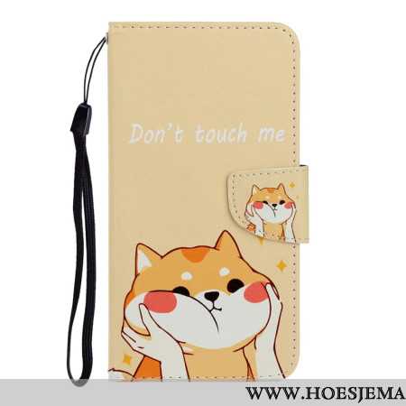 Leren Hoesje Voor Samsung Galaxy A16 5g Shiba Inu