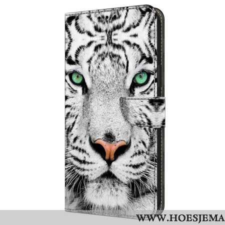 Leren Hoesje Samsung Galaxy A16 5g Tijger