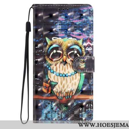 Flip Case Leren Samsung Galaxy A16 5g 3d Uil