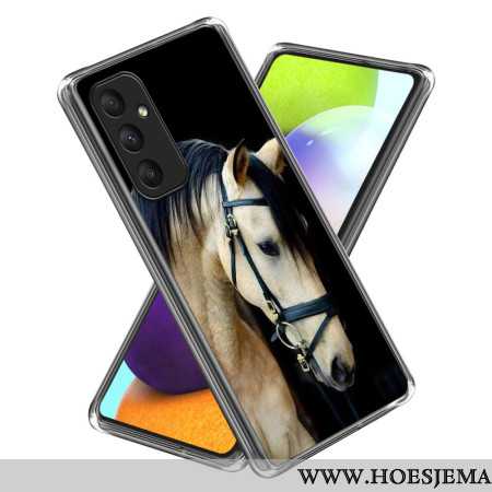 Hoesje Voor Samsung Galaxy A55 5g Wit Paard