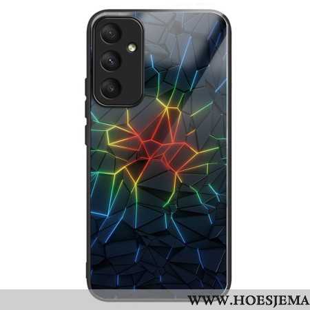 Hoesje Samsung Galaxy A55 5g Geometrisch Patroon Van Gehard Glas