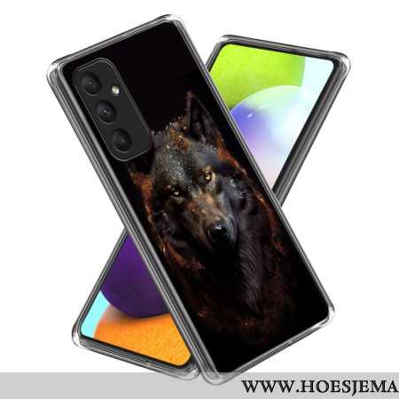 Cover Hoesje Samsung Galaxy A55 5g Telefoonhoesje Nachtwolf