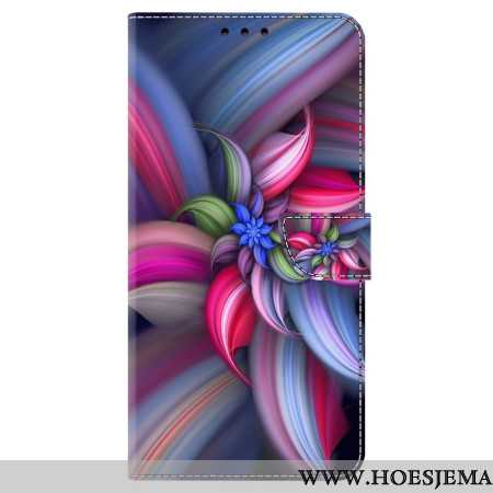 Folio-hoesje Samsung Galaxy A55 5g Bloem In Kleur